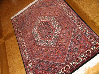 ビジャールの手織りペルシャ絨毯玄関マットウール188385