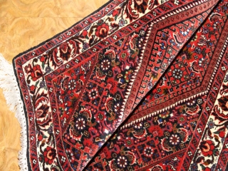 ビジャールの手織りペルシャ絨毯玄関マットウール188385