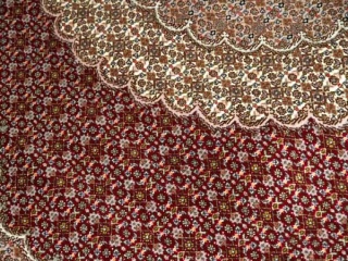 タブリーズ手織りペルシャ絨毯マヒデザイン23037