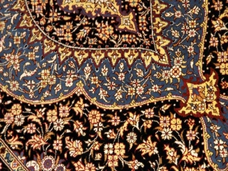 シックな玄関マット手織りペルシャ絨毯49033