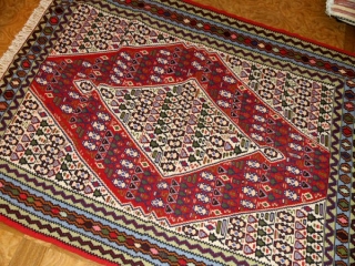 おしゃれインテリアキリムセンターラグ5506