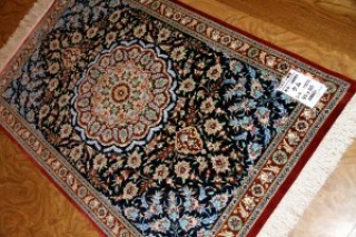 玄関マットクムシルク手織り高級絨毯48001