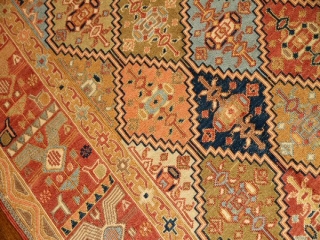 民族キリムの高級絨毯キリムラグ35875