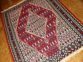 おしゃれインテリアキリムセンターラグ5506