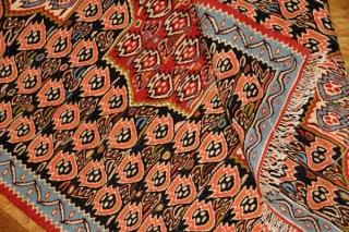 キリム玄関マットセネ産地イラン輸入46368