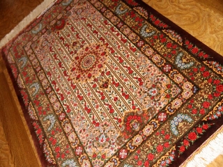 ラジャビヤン工房最高級バラデザインシルク56065