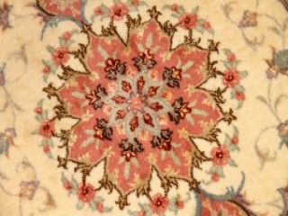 ペルシャ絨毯、おしゃれ玄関マットタブリーズ42015