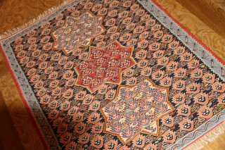 キリム玄関マットセネ産地イラン輸入46368