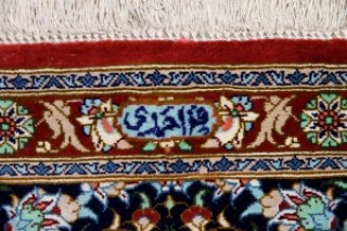 玄関マットクムシルク手織り高級絨毯48001