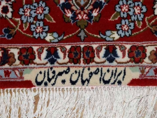 イスファハンペルシャ絨毯イラン製ラグ50146