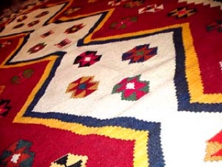 キリムじゅうたんペルシャセンターラグ400002