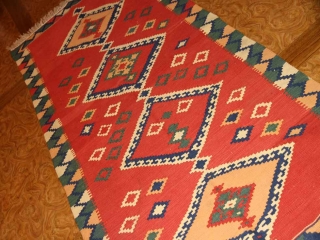 高品質のシラズキリムセンターラグウール7020