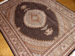 インテリアラグペルシャカーペットタブリズマヒ57050