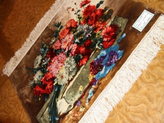 花絨毯ペルシャ絨毯フラワーデザイン50108