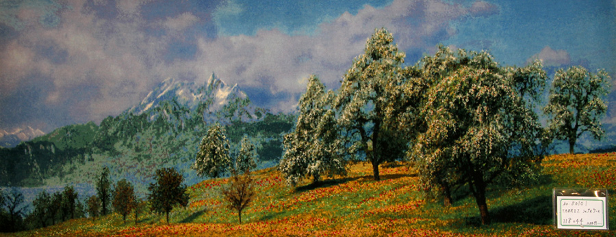 mountain view carpet 山の景色絨毯50101、絨毯山デザイン、山 mountain view carpet 山の景色絨毯50101、絨毯山デザイン、山