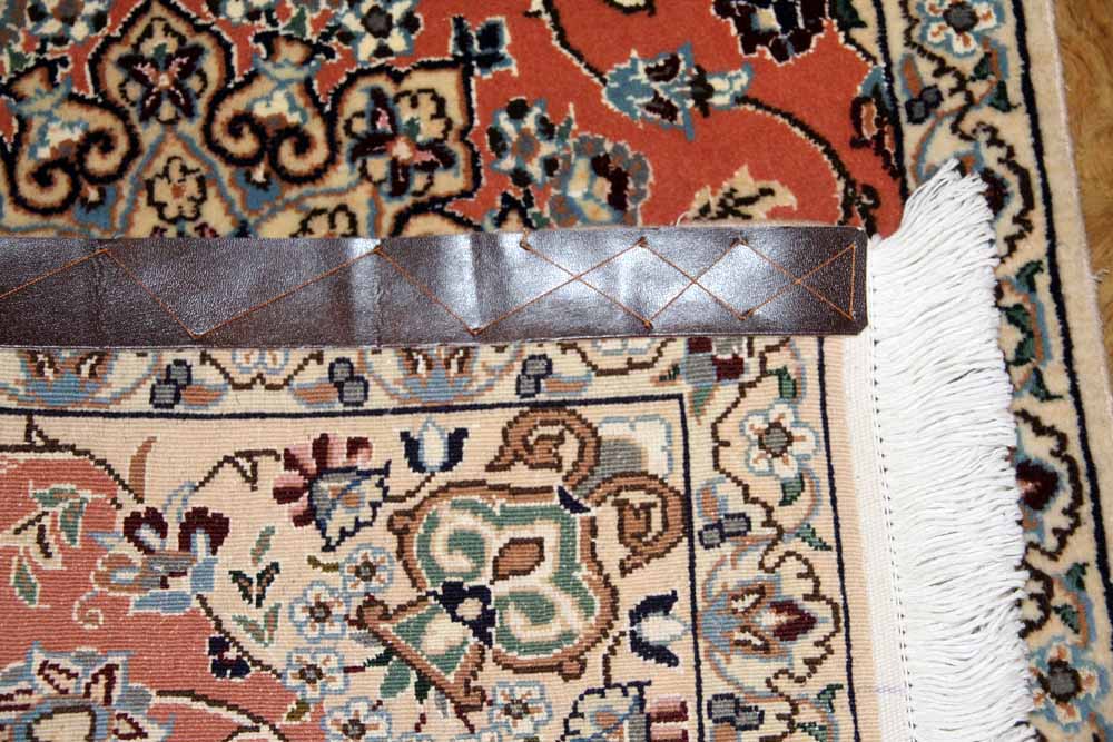 イラン製マンション玄関マットペルシャ絨毯ナイン産34008