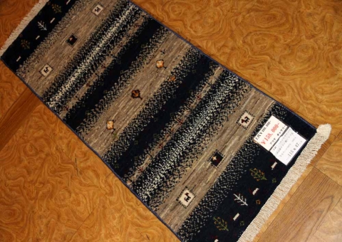 最高級ギャッベコルデスタン産地のメリノウールギャッベ58474