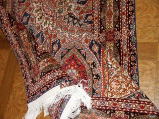 ペルシャ絨毯タブリーズ迫力あるゴンバディデザイン59007