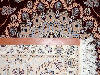 ハビビヤン工房最高級正方形絨毯57033