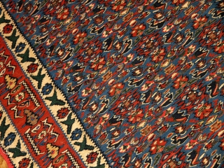 手織り高級キリムのセネ産地センターラグ124000