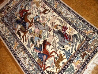 イスファハンハンティングデザインペルシャ50135