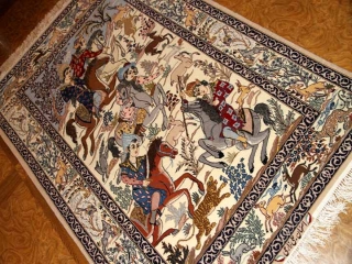 イスファハンハンティングデザインペルシャ50135