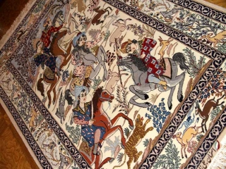 イスファハンハンティングデザインペルシャ50135