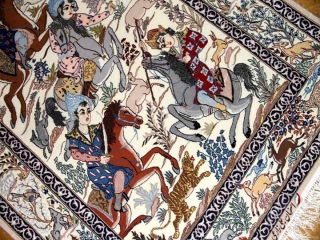 イスファハンハンティングデザインペルシャ50135