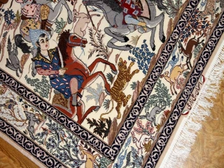 イスファハンハンティングデザインペルシャ50135