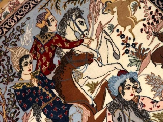 イスファハンハンティングデザインペルシャ50135