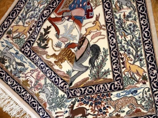 イスファハンハンティングデザインペルシャ50135