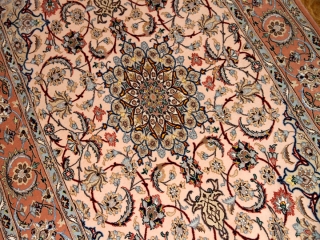 イスファハンラグ絨手織りペルシャカーペット50140