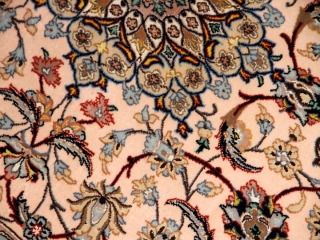 イスファハンラグ絨手織りペルシャカーペット50140