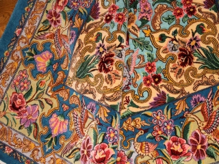 ペルシャ絨毯イスファハン、高級ハンドメイドラグ311600