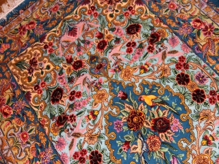 ペルシャ絨毯イスファハン、高級ハンドメイドラグ311600