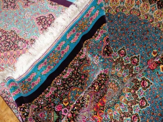 最高級手織りシルクペルシャ絨毯ジャムシディー工房60016