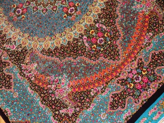 最高級手織りシルクペルシャ絨毯ジャムシディー工房60016