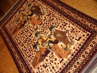 絶対,絶対見た事がないペルシャ絨毯1127