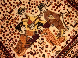 絶対,絶対見た事がないペルシャ絨毯1127