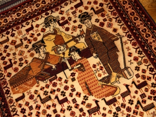 絶対,絶対見た事がないペルシャ絨毯1127