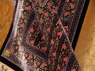 最高級有名工房のJEDDI玄関マットシルクペルシャ絨毯60064