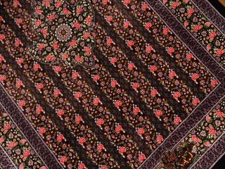 最高級有名工房のJEDDI玄関マットシルクペルシャ絨毯60064