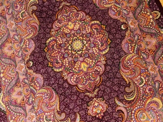 最高級有名工房のJEDDIセンターラグペルシャ絨毯クム60065