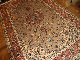 リビングのカーペットのペルシャ絨毯19974