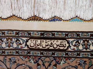 カシャーンシルク最高級ペルシャ絨毯ラグ99508