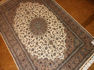 カシャーンシルク最高級ペルシャ絨毯ラグ99508