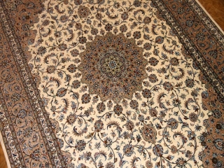 カシャーンシルク最高級ペルシャ絨毯ラグ99508