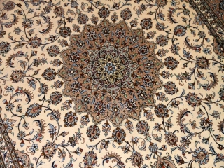 カシャーンシルク最高級ペルシャ絨毯ラグ99508