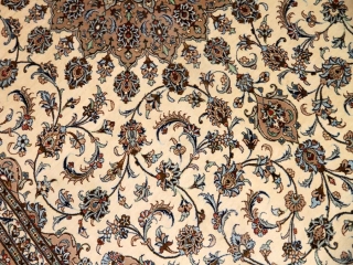 カシャーンシルク最高級ペルシャ絨毯ラグ99508