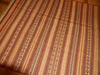 細かいキリムのデザインカラート産地ウール30476